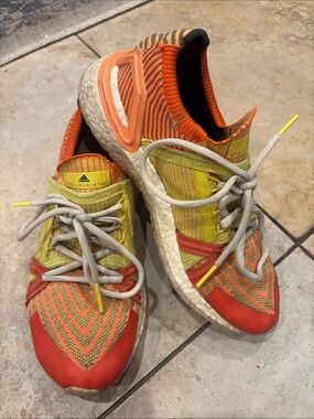 adidas Orange Yellow Athletic Sneakers